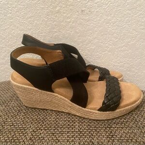 Sonoma Black Women Wedge Sandals